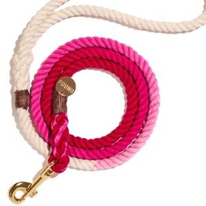 🐶💕 Found My Animal Hand-dyed Pink Ombré 5’ Rope Leash NWT